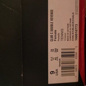 Lightly used reebok club c double revenge